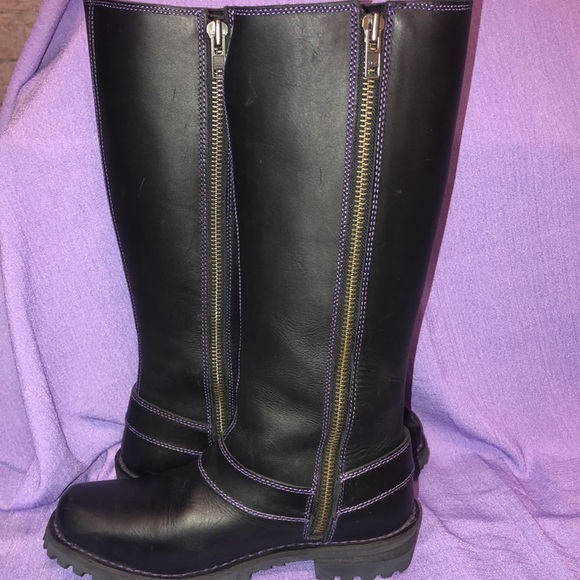 Used Women’s Milwaukee Leather Motorcycle Harness Boot Size 9 - Picture 13 of 15
